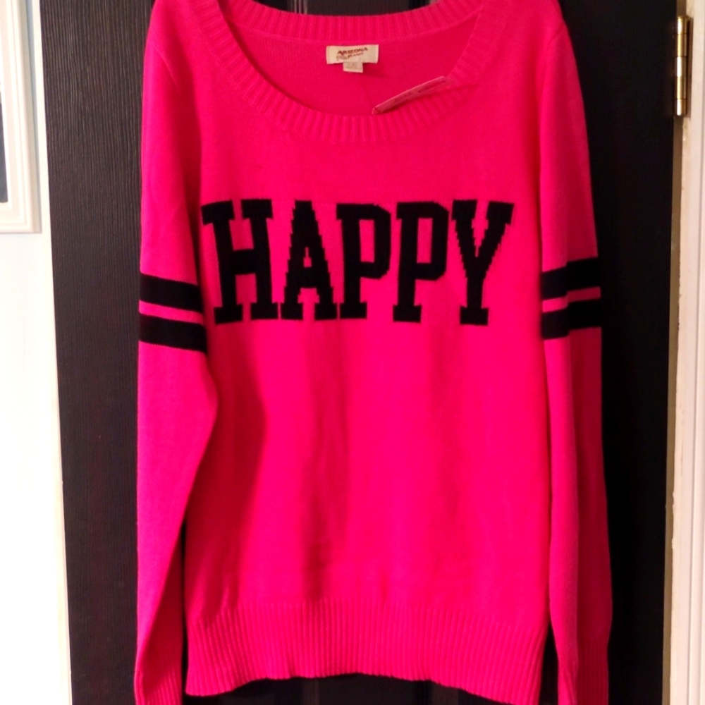 HAPPY SWEATER SIZE 2XL JUNIOR PLUS NWT